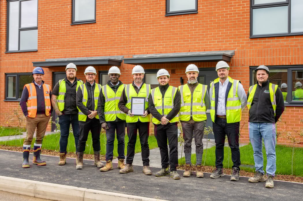 Stonebond celebrates Site Recognition Award with LABC Warranty