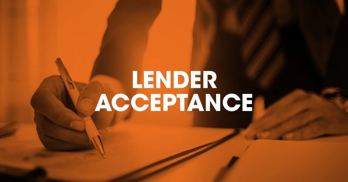 Lender acceptance