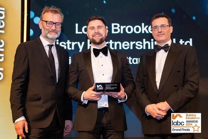 Louis Pinder Site Manager of the Year Winner 2024