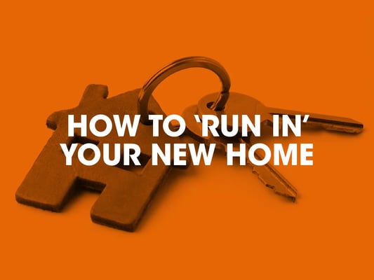 how to run in your new home