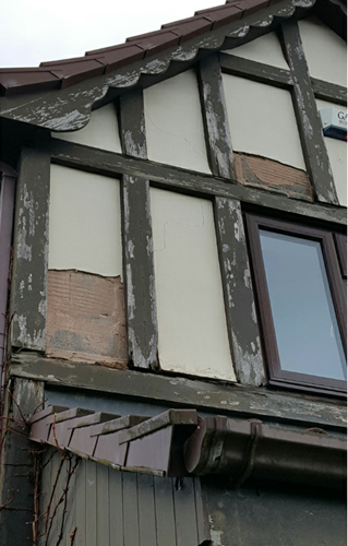 Technical update - mock Tudor cladding