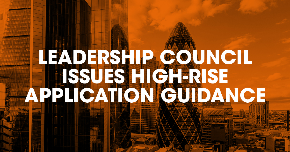 Leadership body issues Building Safety Regulator application guidance