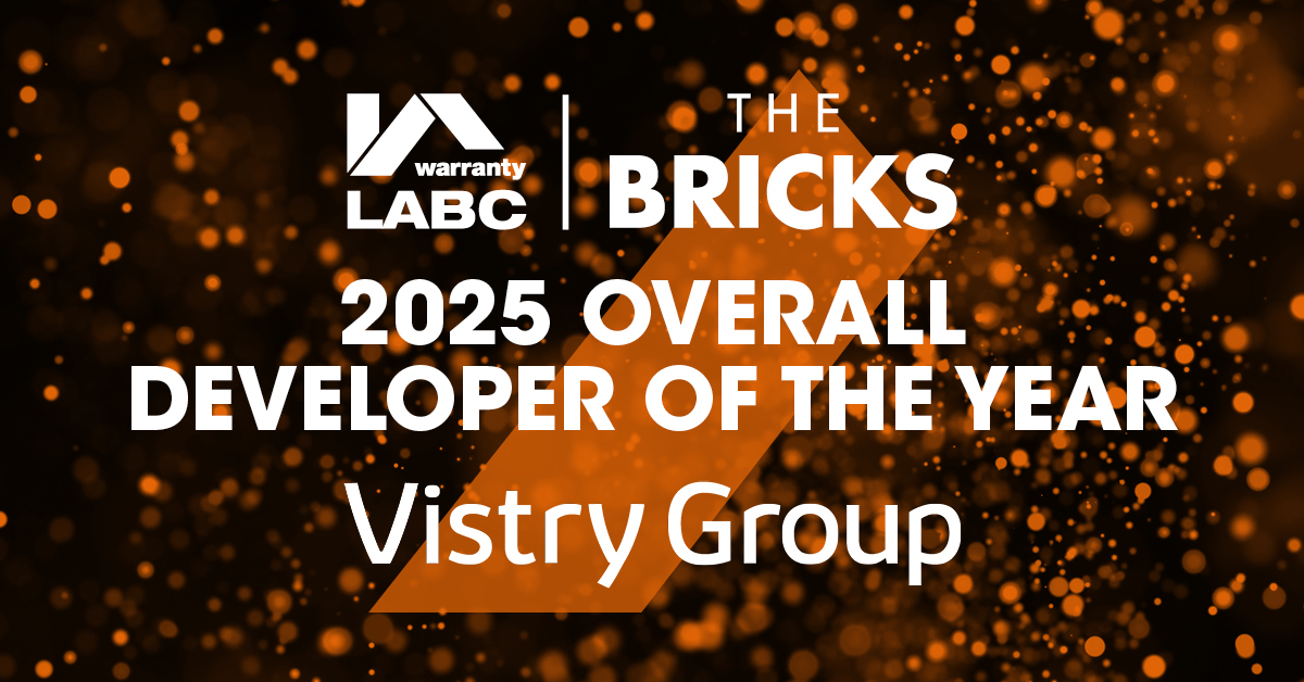Vistry Group wins Overall Developer of the Year at 2025 Bricks event