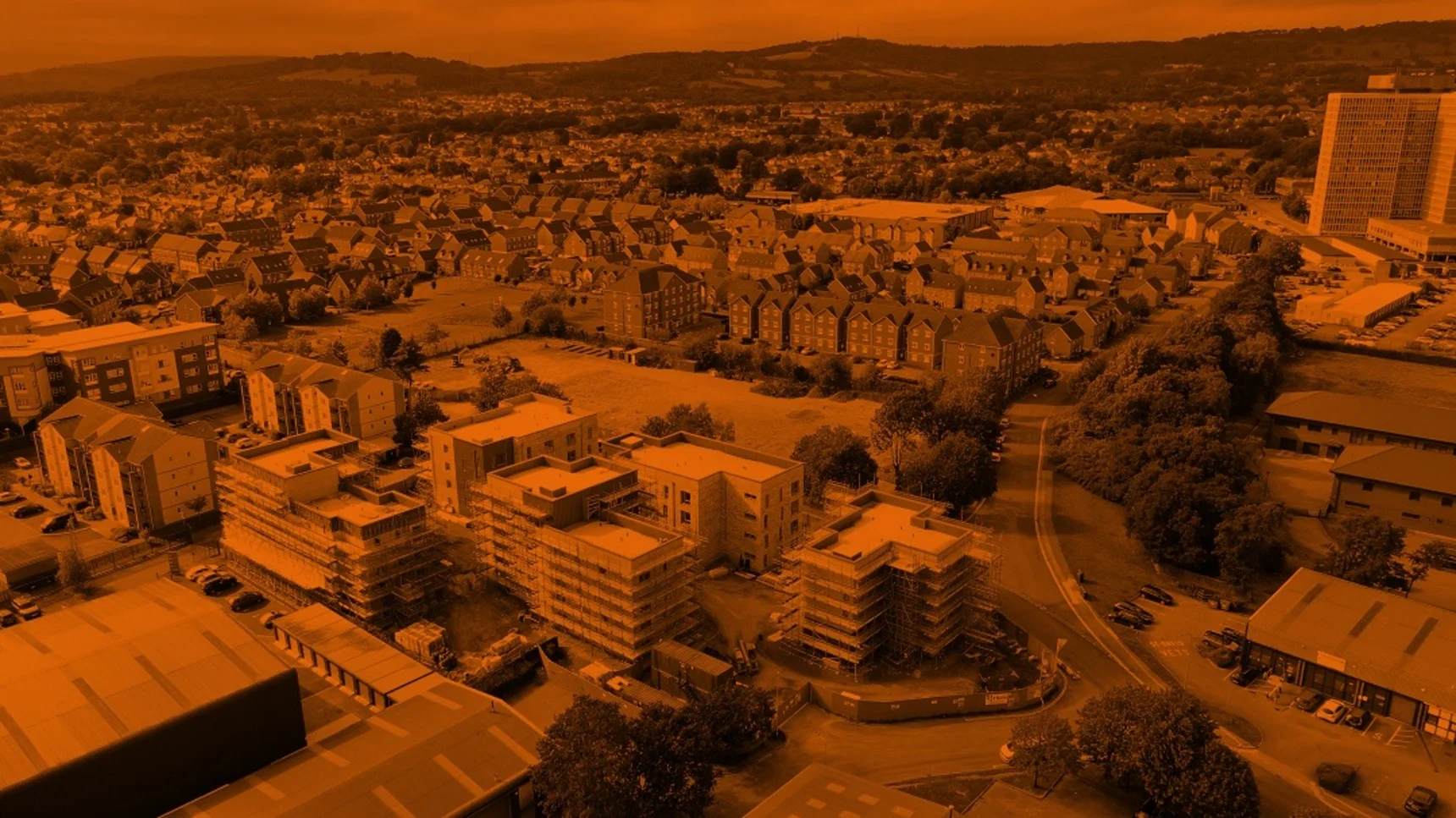 Social Housing aerial view